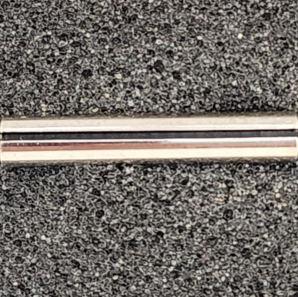 Silver and Black Men's Accessory